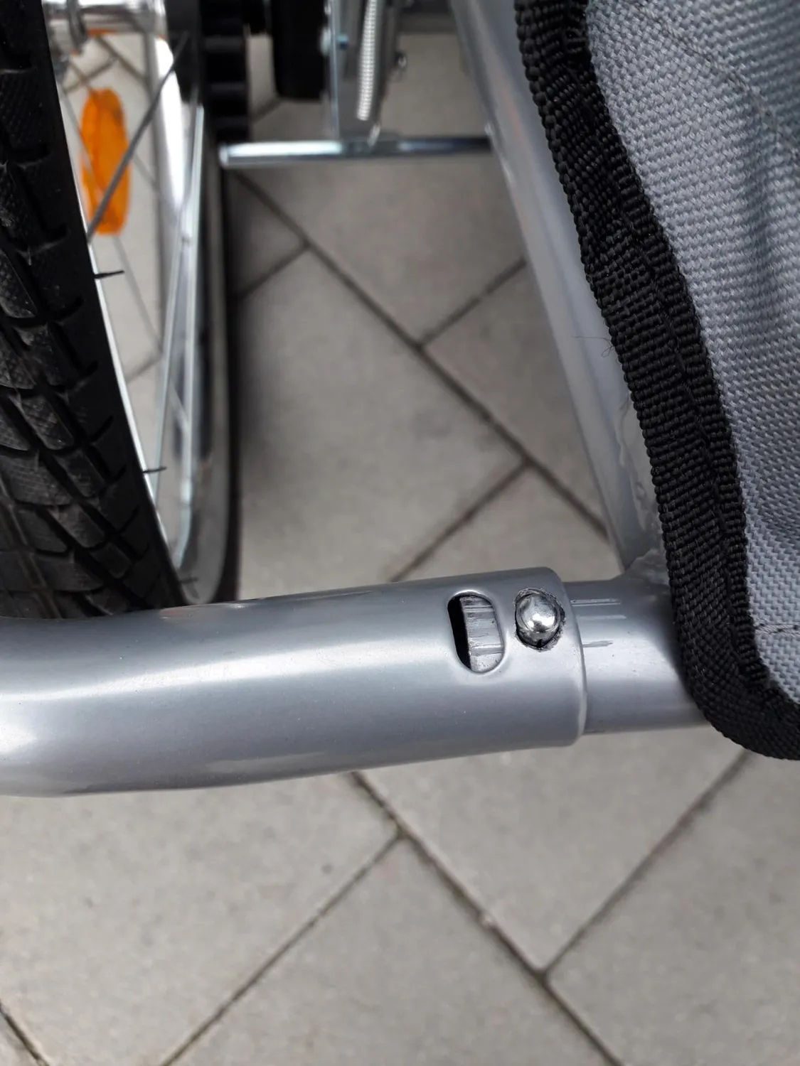 Fischer Komfort Fahrradanhänger Federung 2 Kinder grün 40 kg