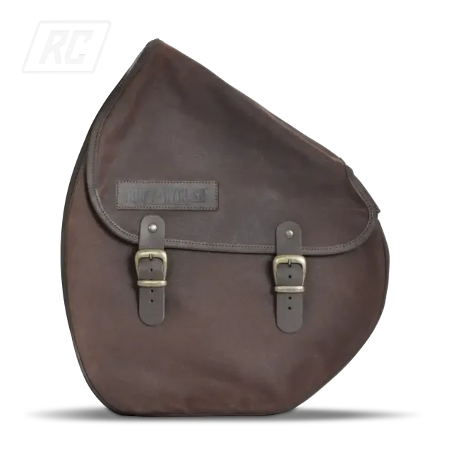 Ruff Cycles The Ruffian Satteltasche links braun schmal