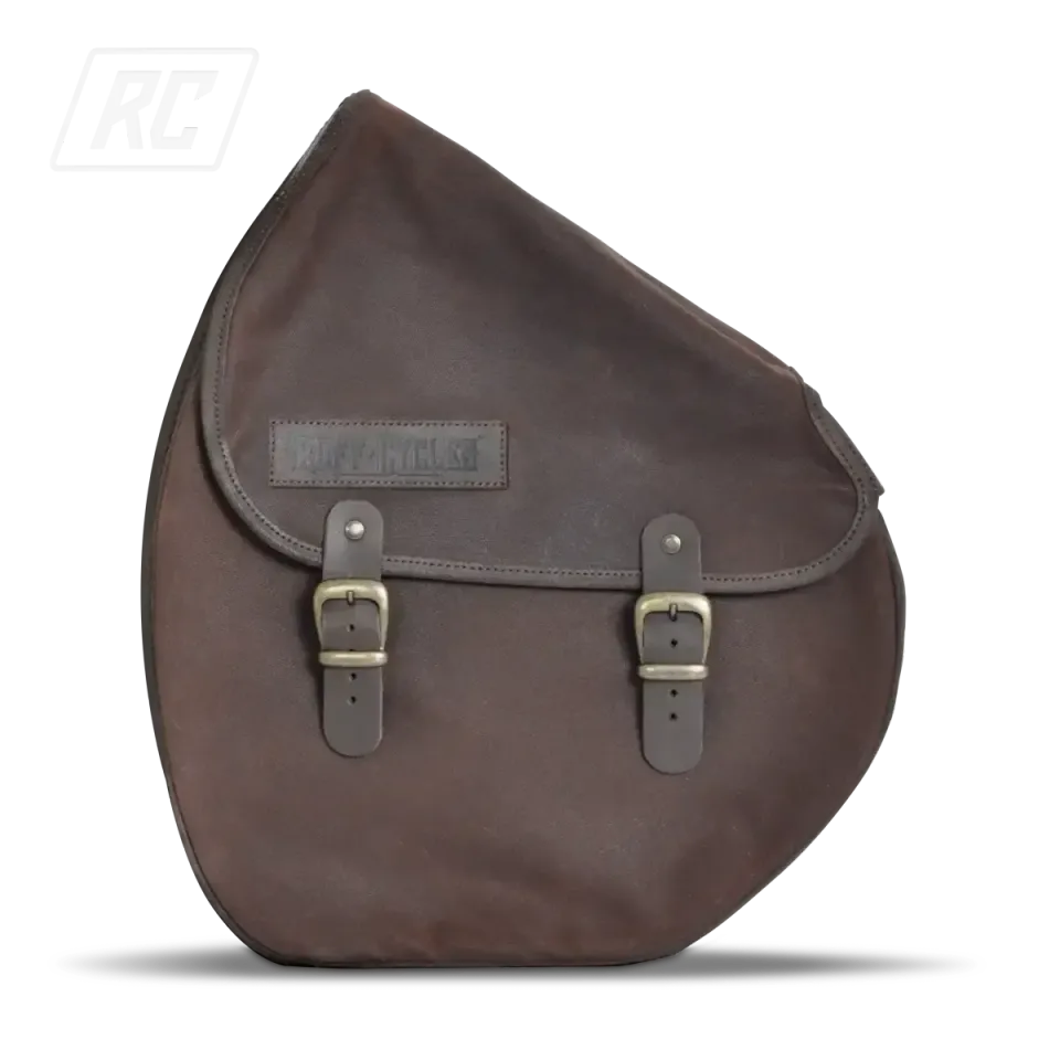Ruff Cycles The Ruffian Satteltasche links braun schmal