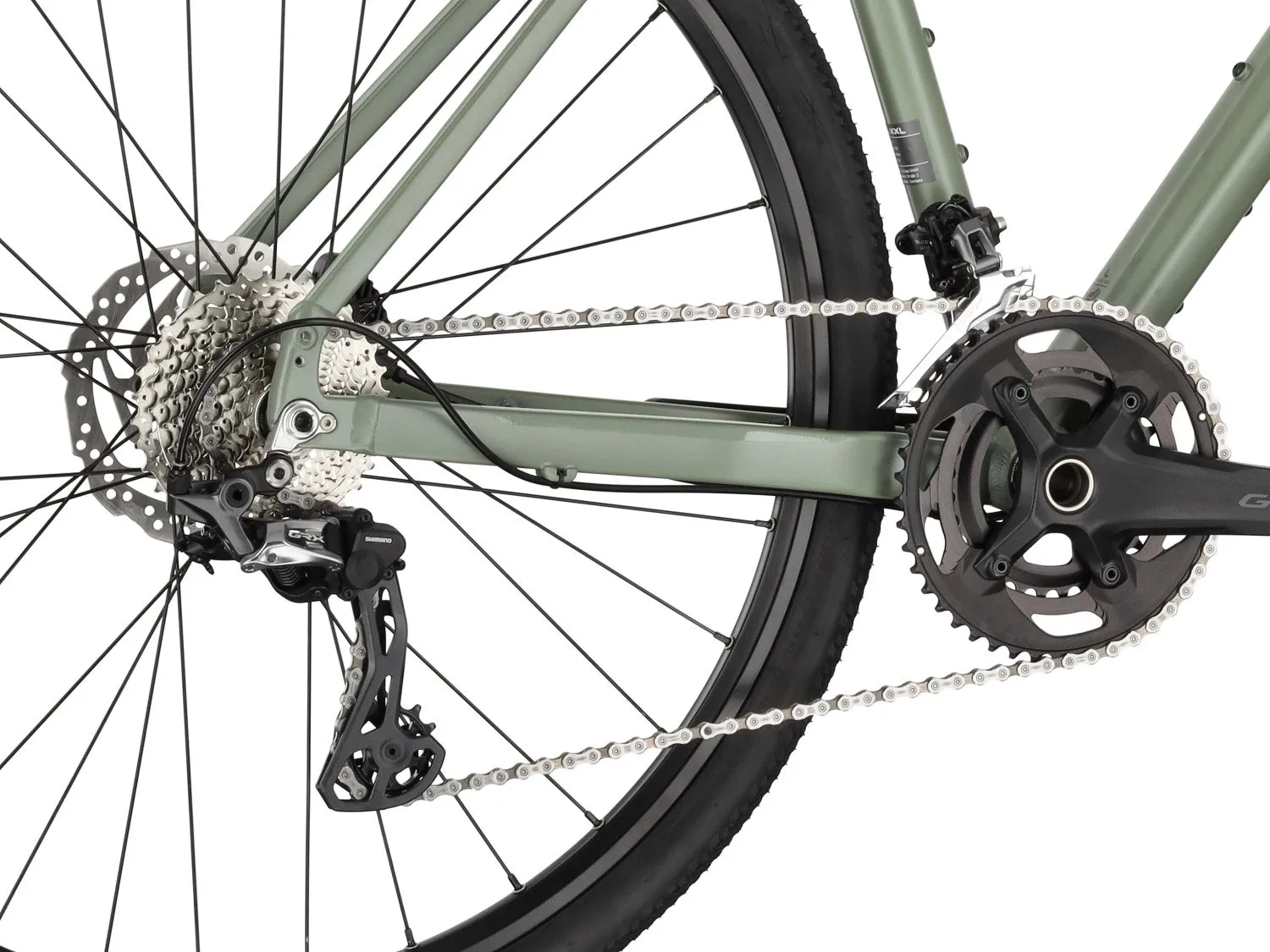 Carver Gravel 110 Gravelbike Pale Green GRX 2x11