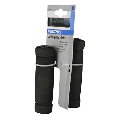Fischer Fahrradgriffe Soft 85753 schwarz weich 2er-Set