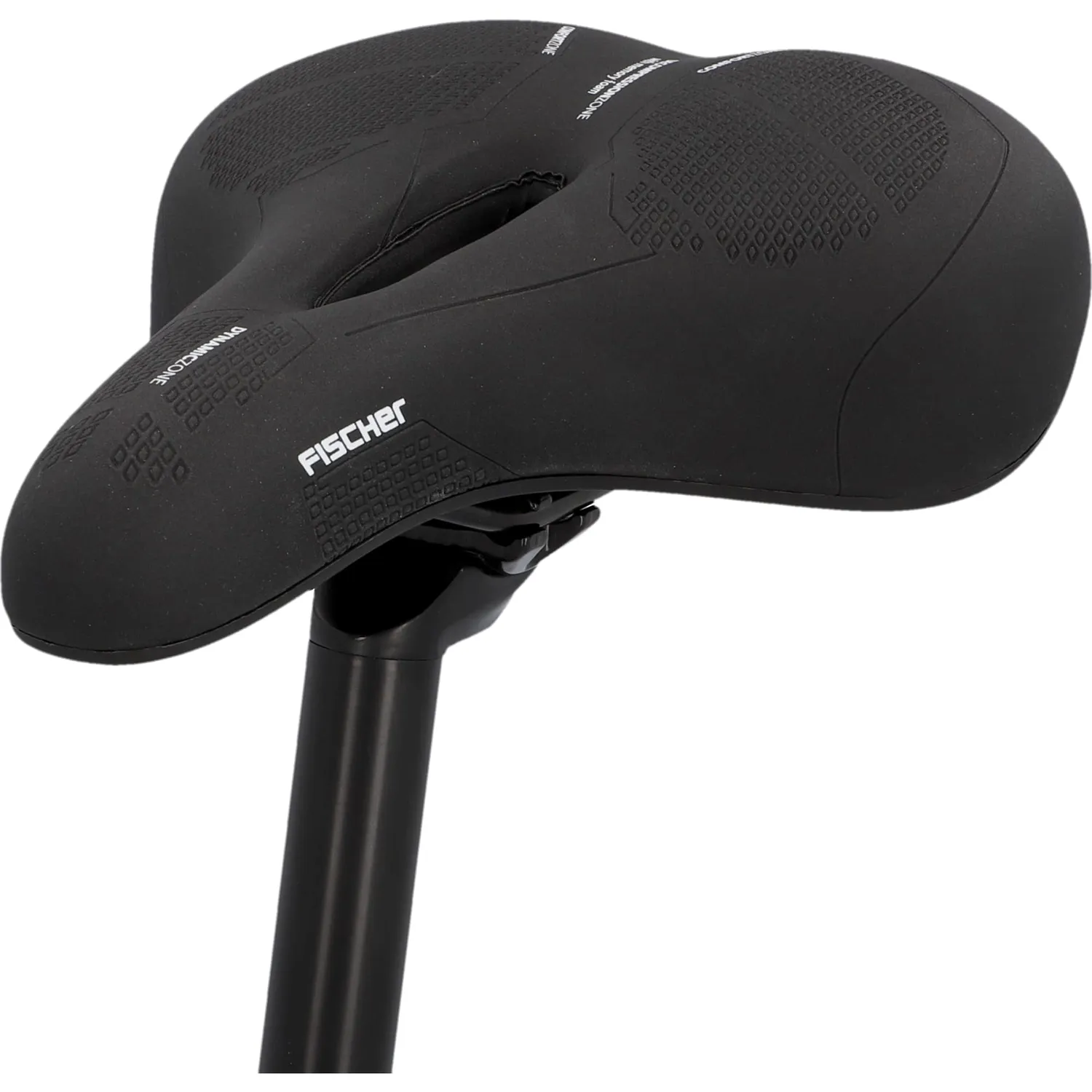 Fischer R.e.Med Memory Foam Fahrradsattel schwarz ergonomisch