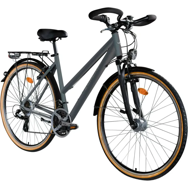 Zündapp T700 Trekkingrad Damen 21-Gang 50cm grau
