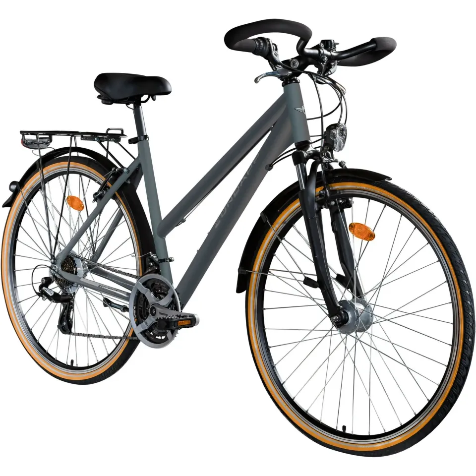 Zündapp T700 Trekkingrad Damen 21-Gang 50cm grau