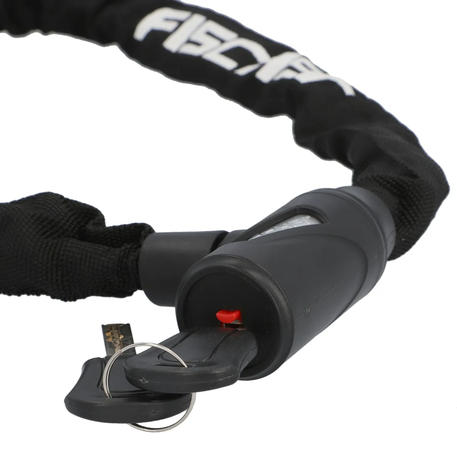 Fischer Kettenschloss Zahlen Fahrradschloss 90 cm Schwarz