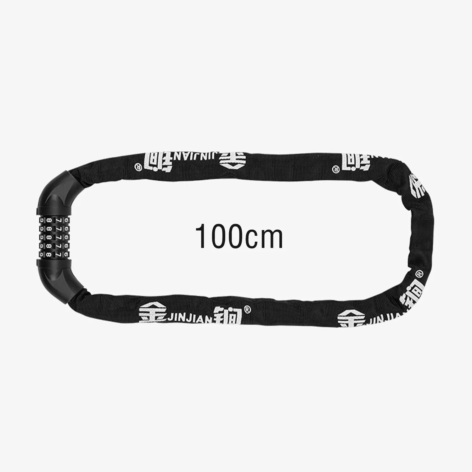 SachsenRad Secure Belt Kettenschloss Zahlenschloss 100 cm