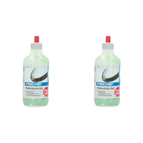 Fischer Reifendicht-Gel 350 ml für 2 Schläuche Dunlop/Schrader