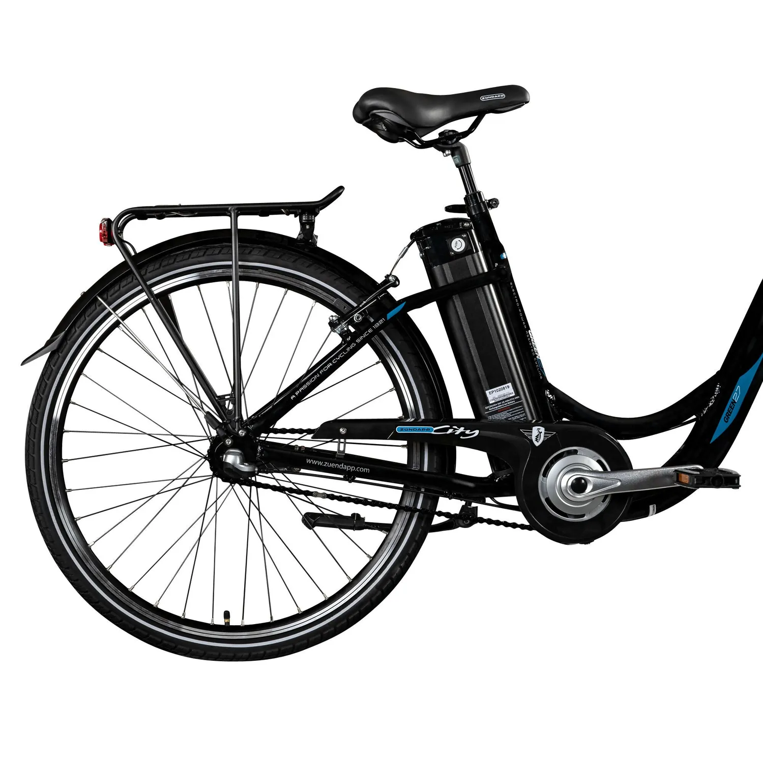Zündapp Green 2.7 Damen E-Bike 26 Zoll 46cm schwarz-blau