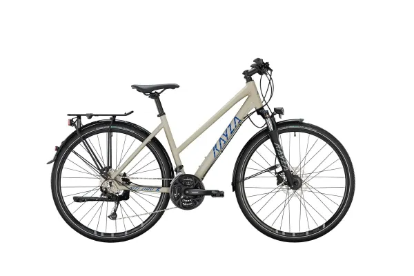 KAYZA Niti Dry 6 Trekking-Fahrrad 27-Gang Nabendynamo