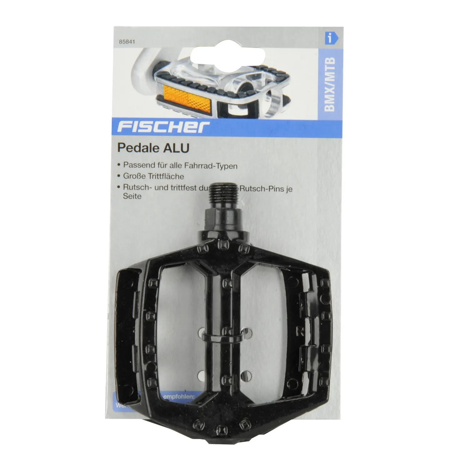 fischer 85841 Pedale MTB Alu Pins schwarz