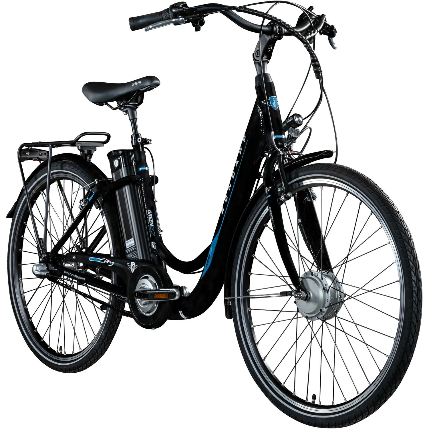 Zündapp Green 2.7 Damen E-Bike 26 Zoll 46cm schwarz-blau