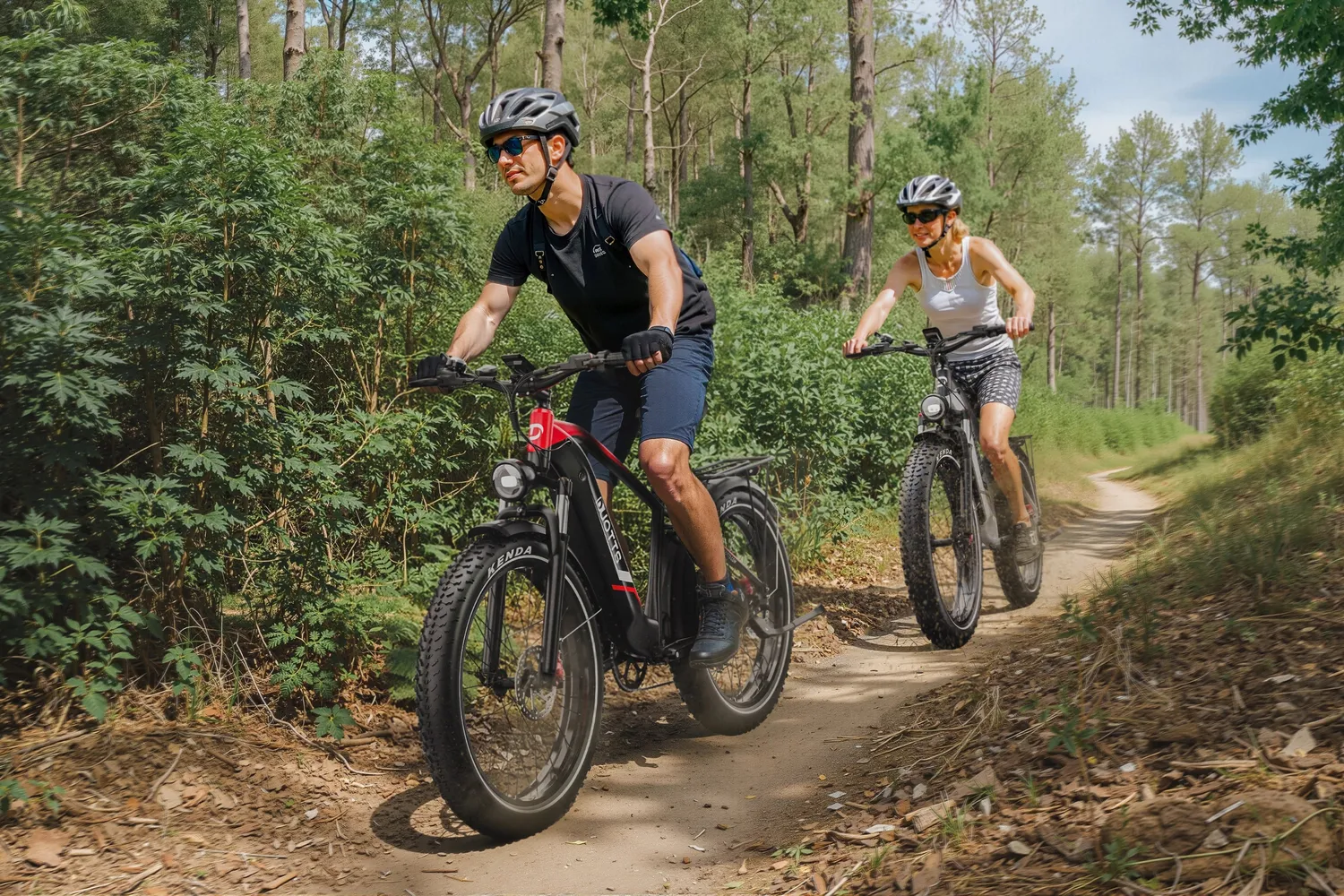 DUOTTS F26Lite E-Bike 26 Zoll Silber-Weiß