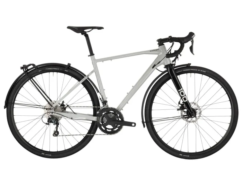 Carver Gravel 100 Street Gravelbike Flat Grey Tiagra