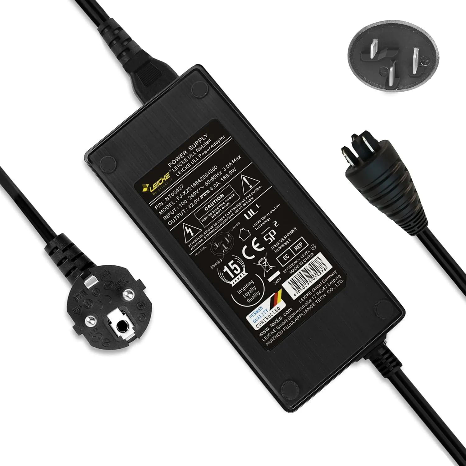 LEICKE Eco Bosch 36V Ladegerät 2A für E-Bike leise