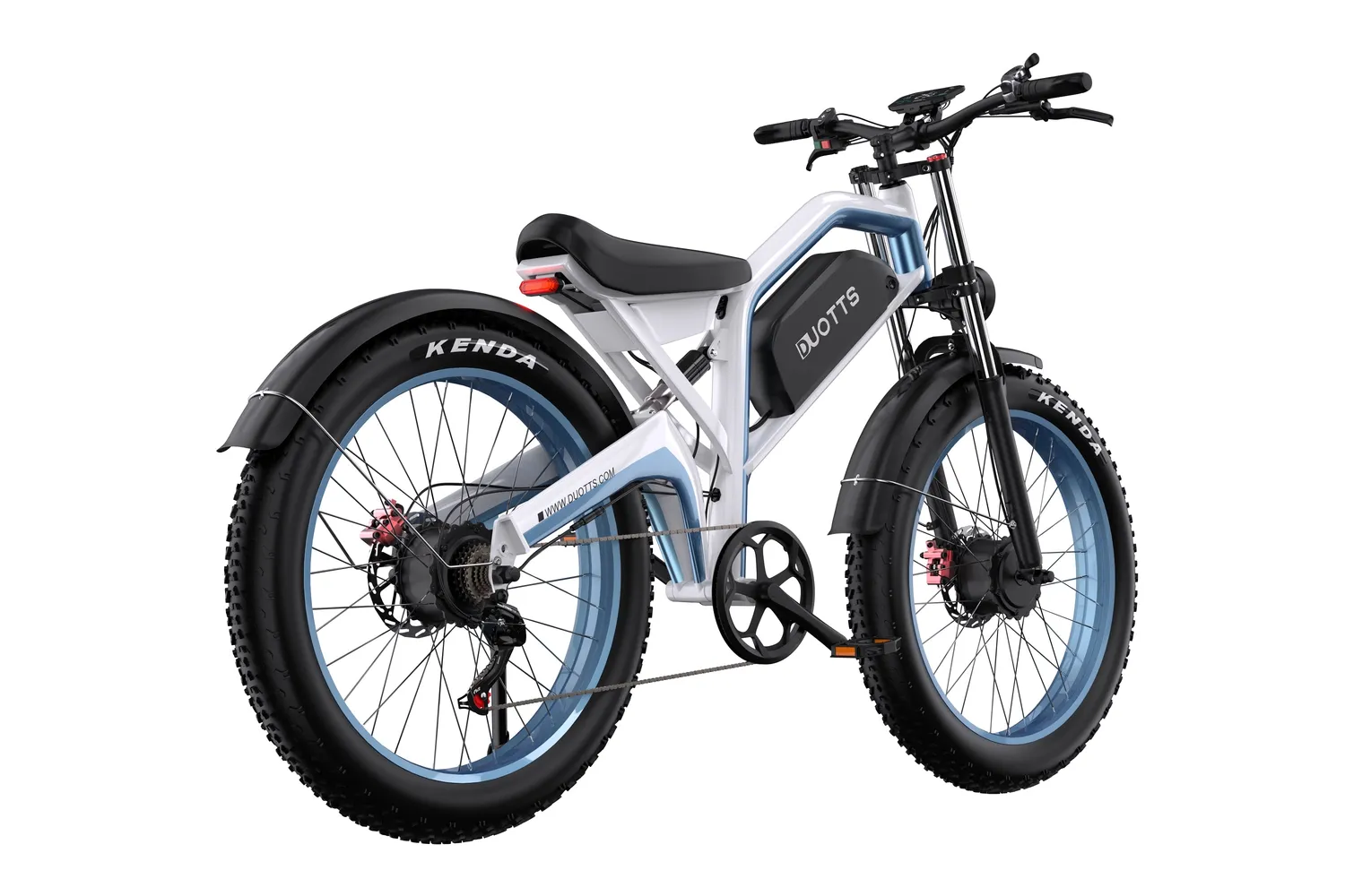DUOTTS N26 E-Bike 26 Zoll 750W Weiß-Blau bis 100 km