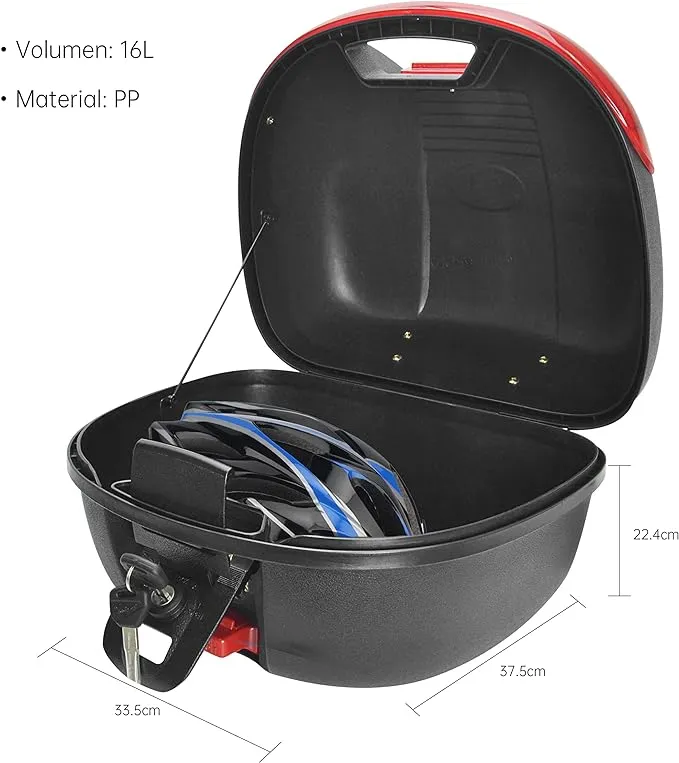 SachsenRad Globus Gepäckträger-Box 16 Liter abschließbar