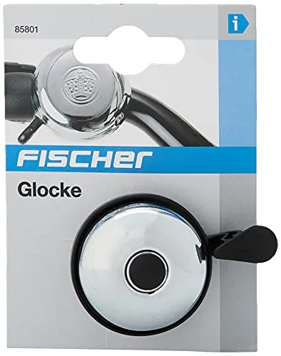 Fischer Trekking 85801 Fahrradglocke Lenker schwarz