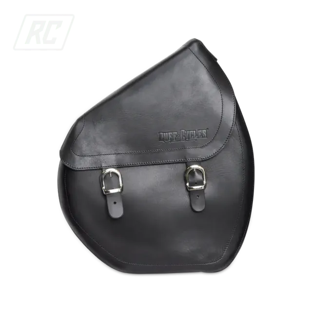 Ruff Cycles Ruffian Satteltasche Rechts Schwarz Leder