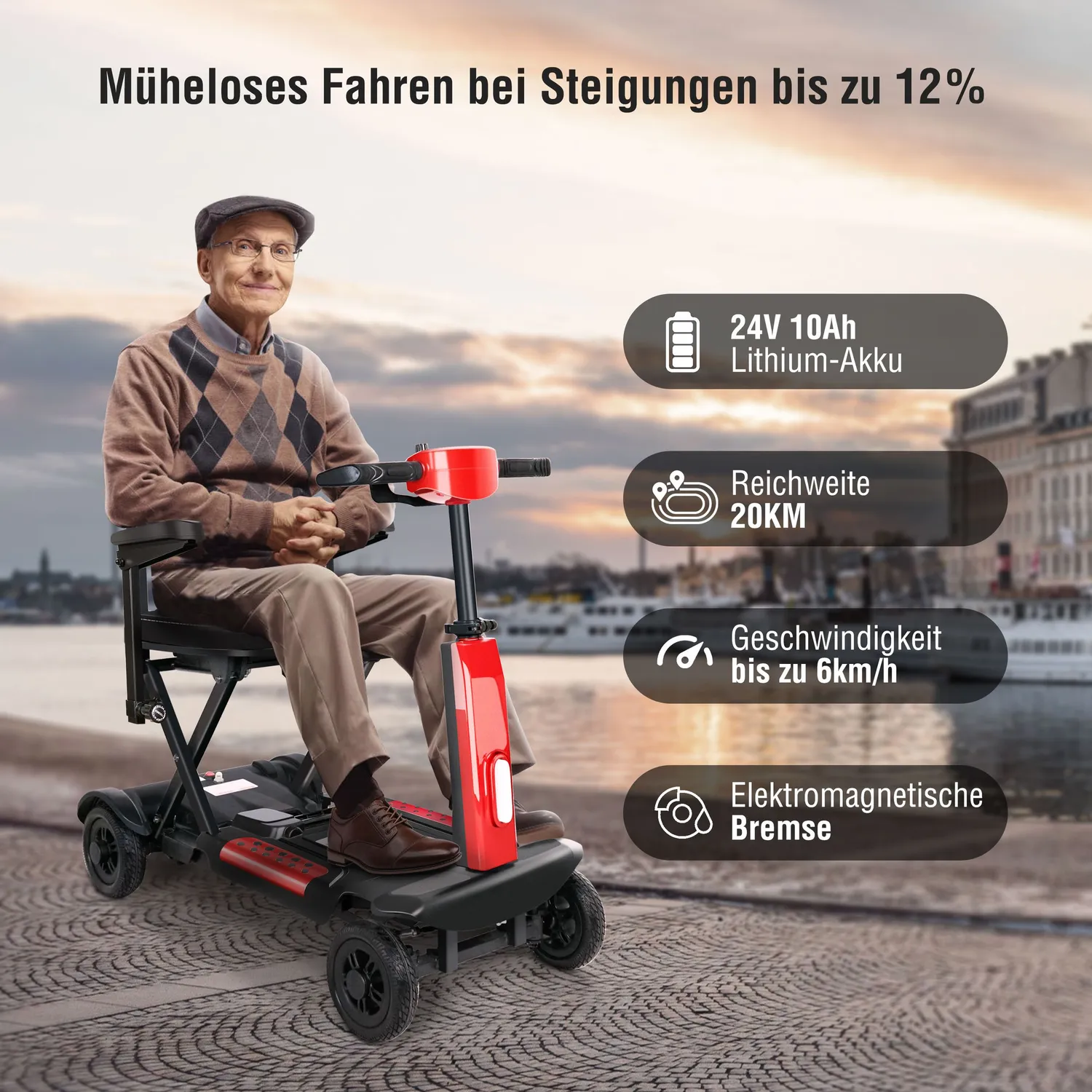 SachsenRad BestAGE Kompakt Seniorenmobil faltbar 20 km