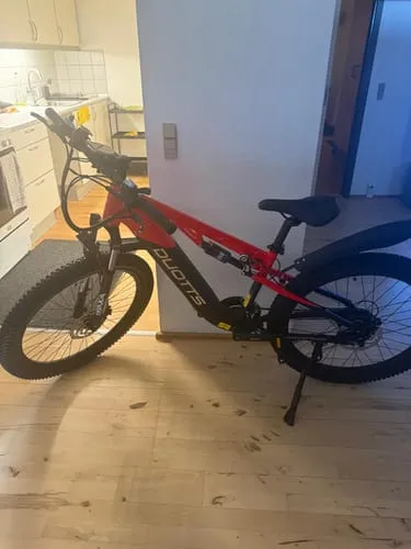 DUOTTS E29 E-Bike EU-Version Schwarz-Rot 250W