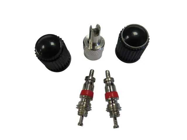 Fischer Ventil-Set Auto 5-teilig schwarz-silber Werkzeug