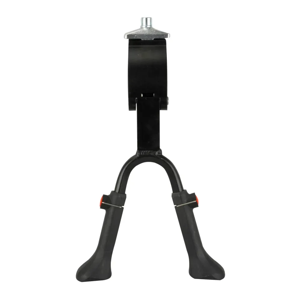Fischer Zweibein Fahrradständer 24-28 Zoll Alu Lenkungsdämpfer