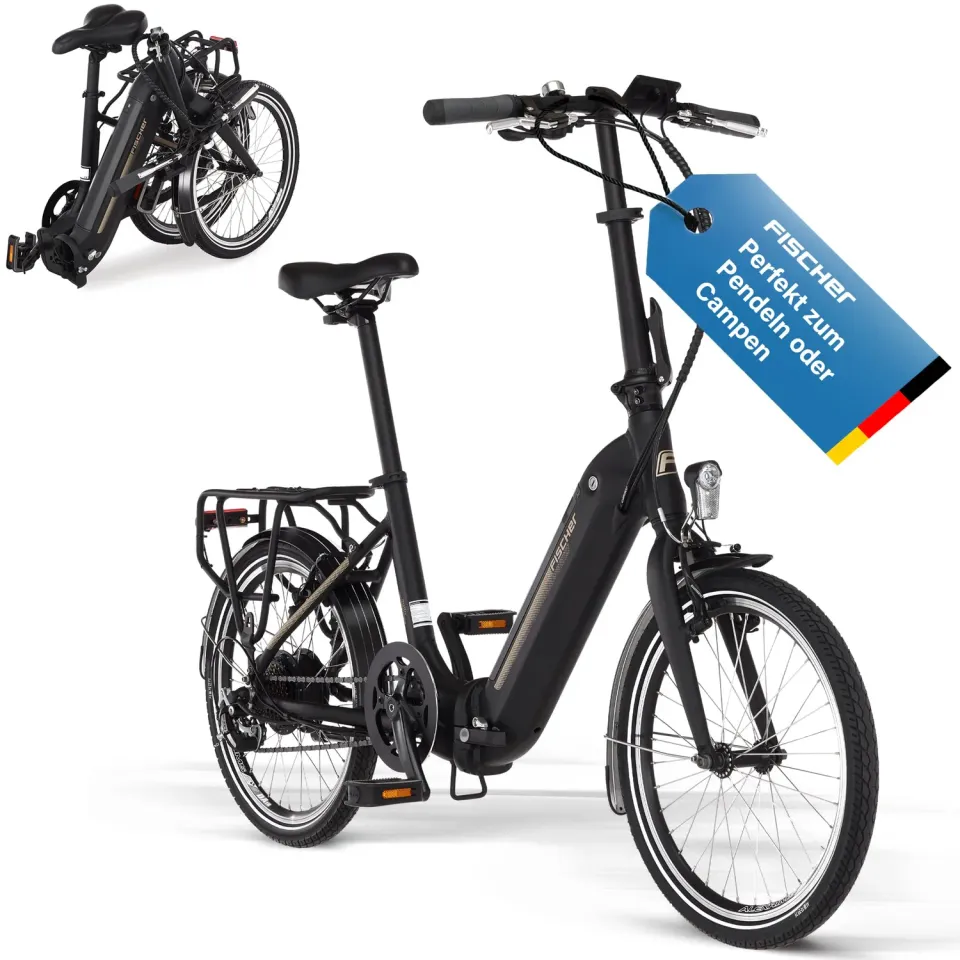 fischer Agilo 2.0 E-Bike Klapprad 20 Zoll 25 Nm schwarz