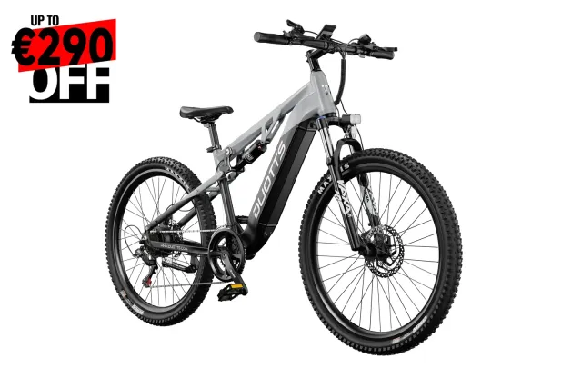 DUOTTS E29 E-Bike EU-Version Schwarz-Rot 250W