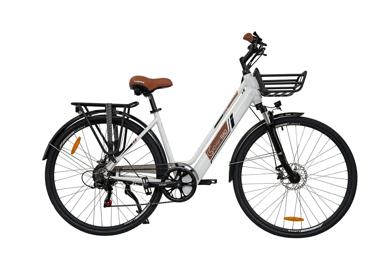 SachsenRad C1 Neo E-City-Bike weiß 28 Zoll 100km B-Ware