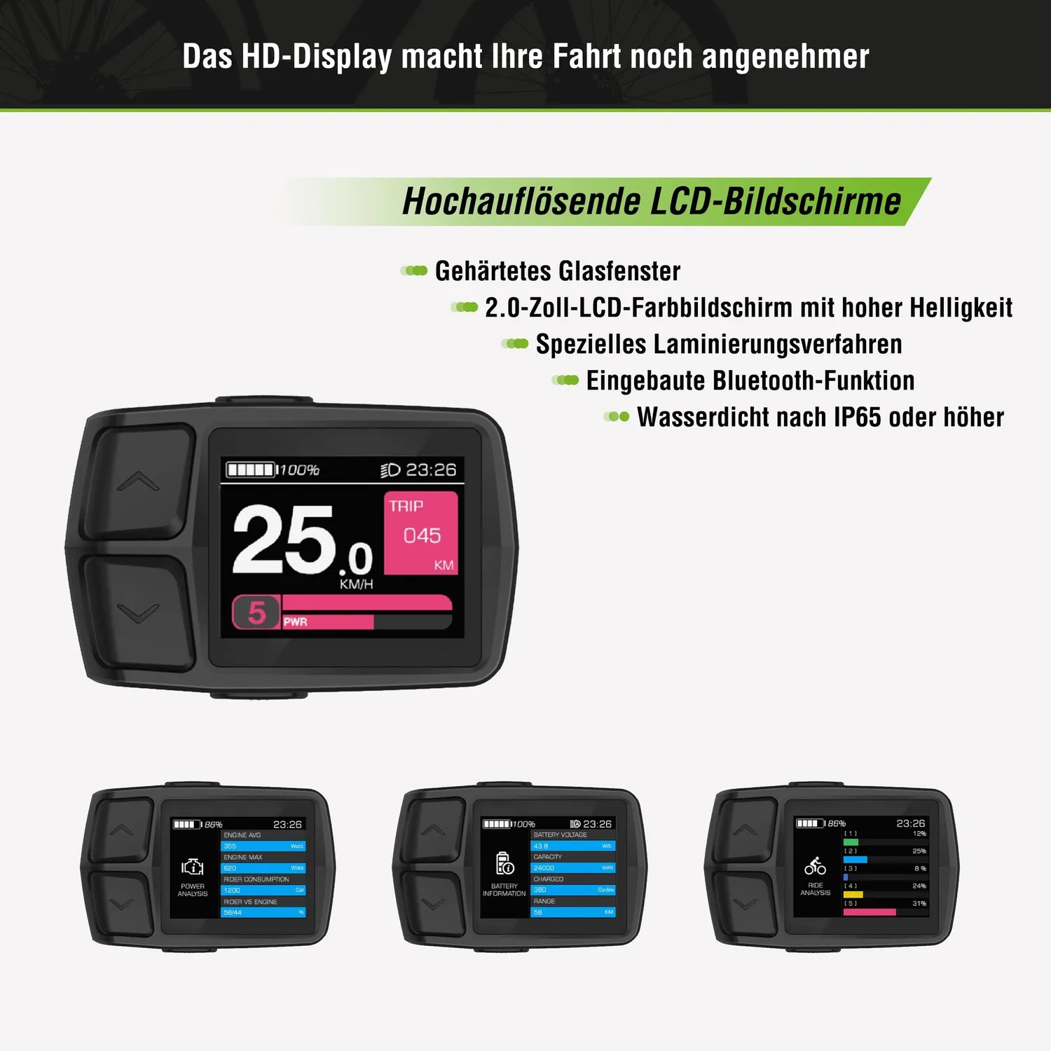 SachsenRad C5 Centro II E-SUV CityBike B-Ware Diebstahlsicherung