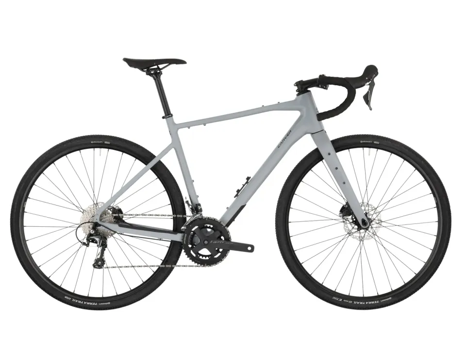 Carver Gravel 200 2025 Gravelbike Diamant Flat Grey Gr. M
