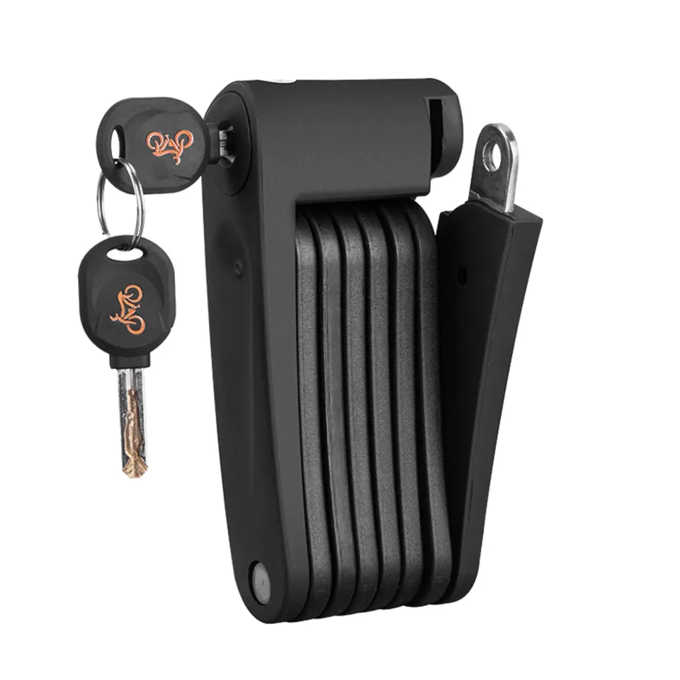 SachsenRad Secure Flex Faltschloss Stahl 65cm 700g schwarz