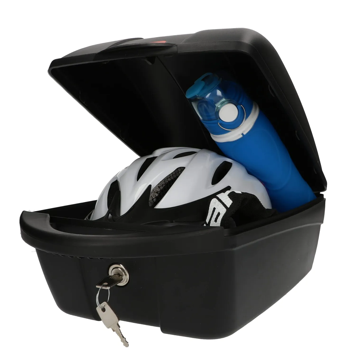 Fischer Gepäckträger-Box Fahrradbox schwarz 11L abschließbar