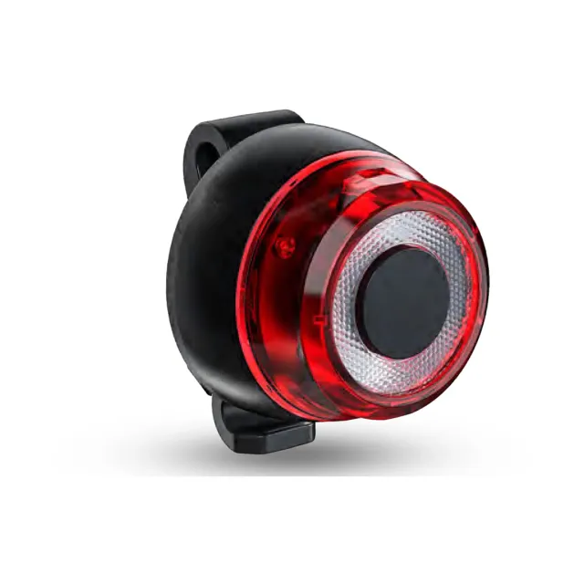 SachsenRad Red Circle LED-Rücklicht StVZO USB 60 Lumen