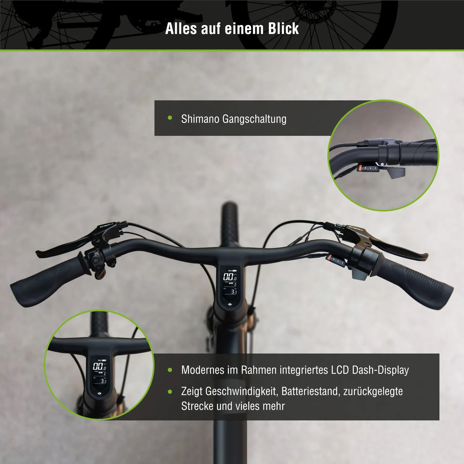 SachsenRad xBird Urban C6M Connect E-Citybike 28 Zoll schwarz