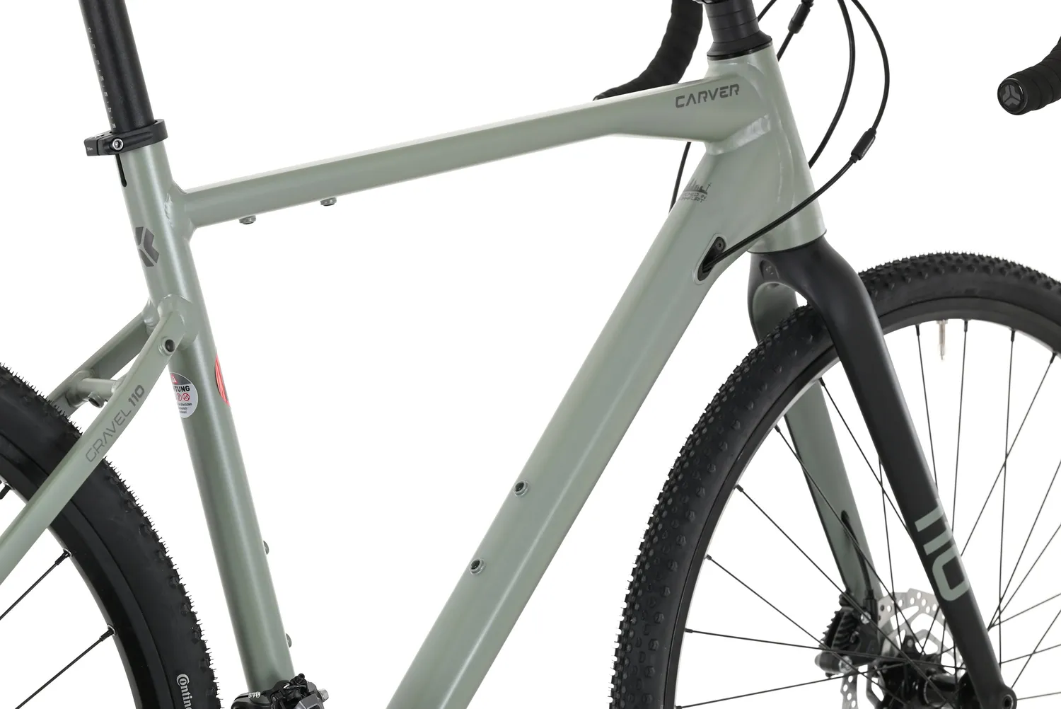 Carver Gravel 110 Gravelbike Pale Green GRX 2x11
