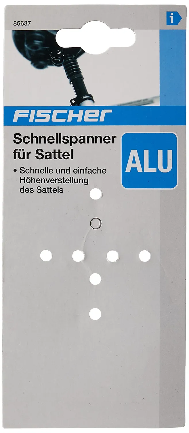 Fischer Sattelstütze Aluminium Schwarz Einheitsgröße