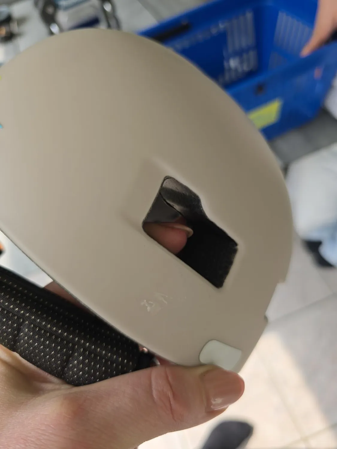 Fischer Plus BMX Fahrradhelm S/M Power beige LED
