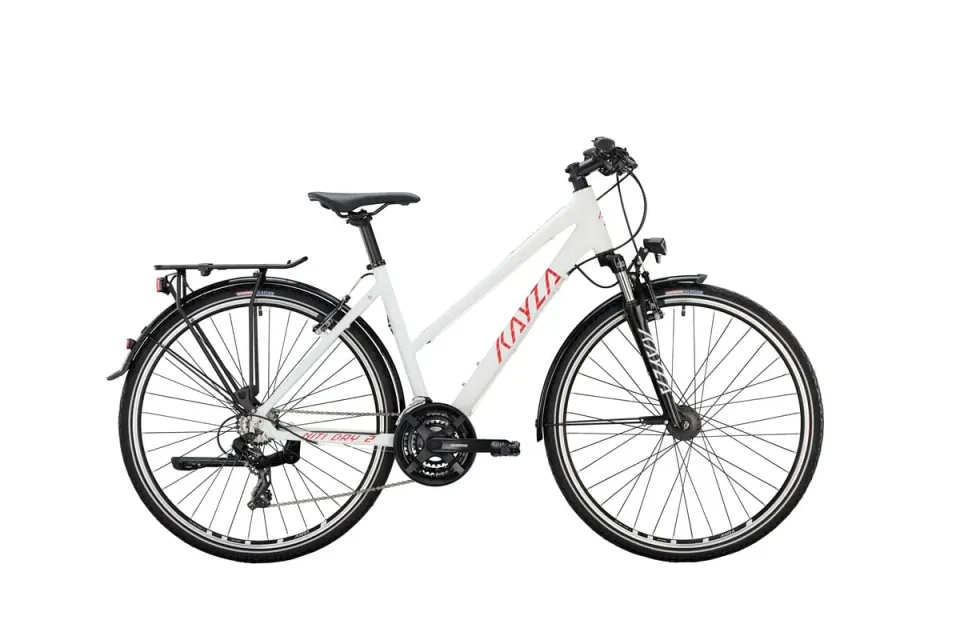 KAYZA Niti Dry 2 Trekking-Fahrrad 21-Gang LED-Licht