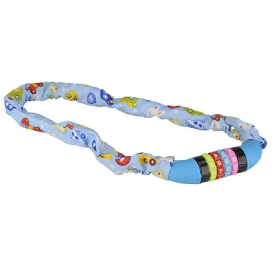 FISCHER Kinder Kettenschloss 85895 Zahl 65 cm blau