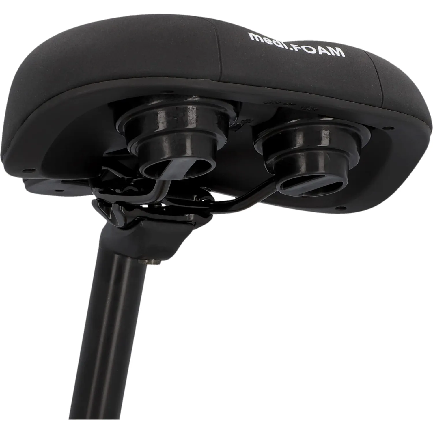 Fischer R.e.Med Memory Foam Fahrradsattel schwarz ergonomisch