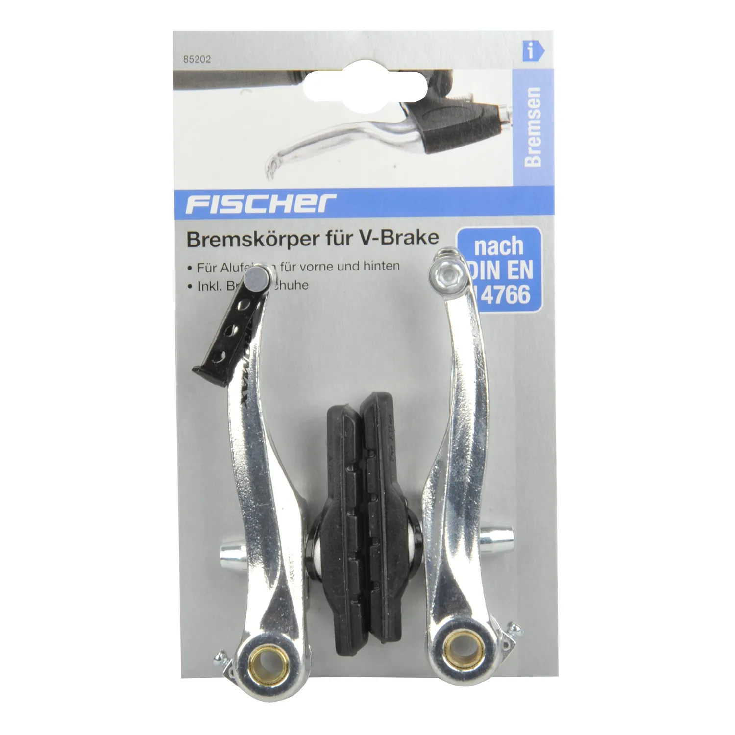 Fischer Bremshebel-Set V-Brake Alu Uni kurz sportlich