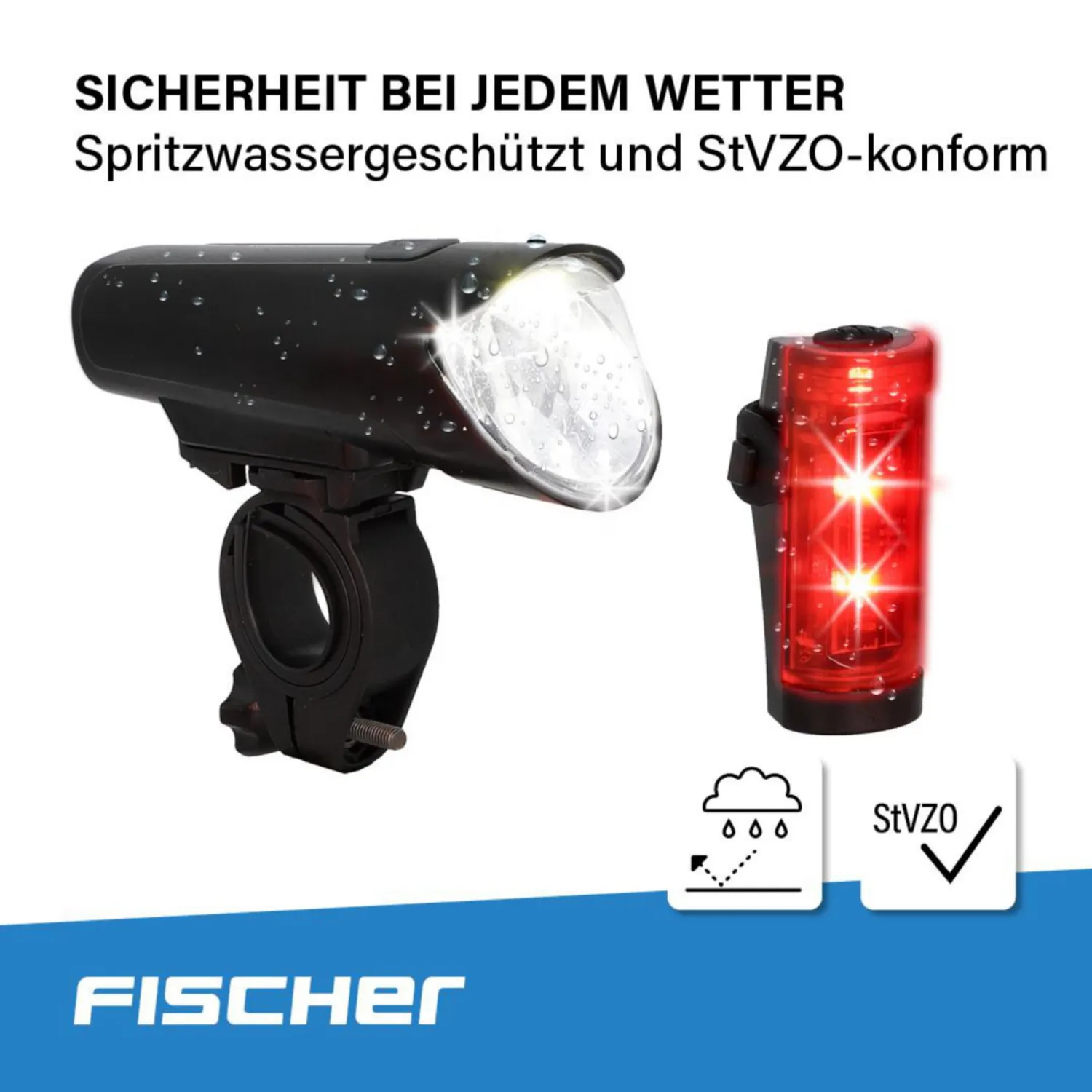 Fischer Small-Box Beleuchtungsset LED-Akku 45 Lux