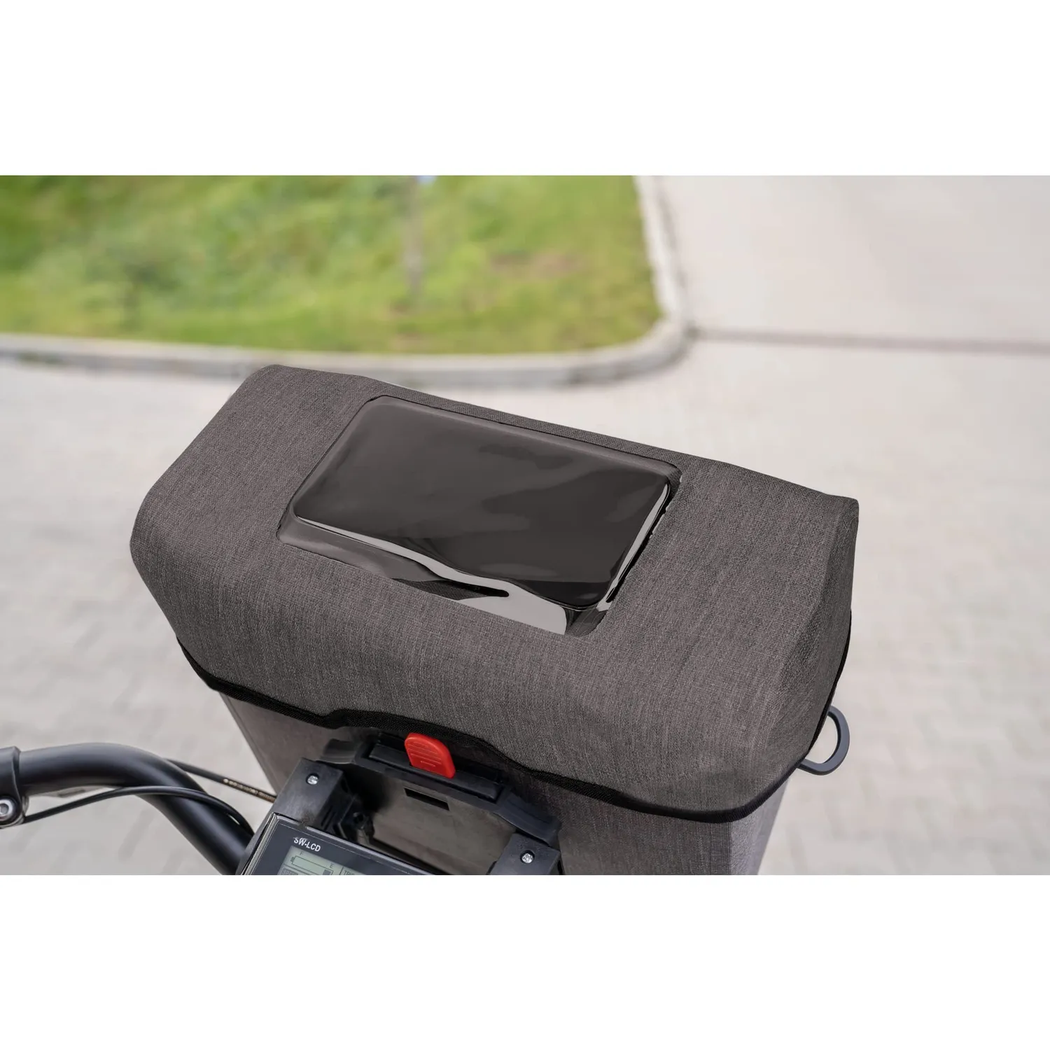 Fischer Plus Cita Lenkertasche 7 Liter wasserdicht grau