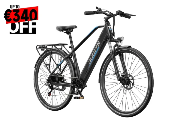 DUOTTS C29Lite E-Bike 26 Zoll Schwarz-Blau