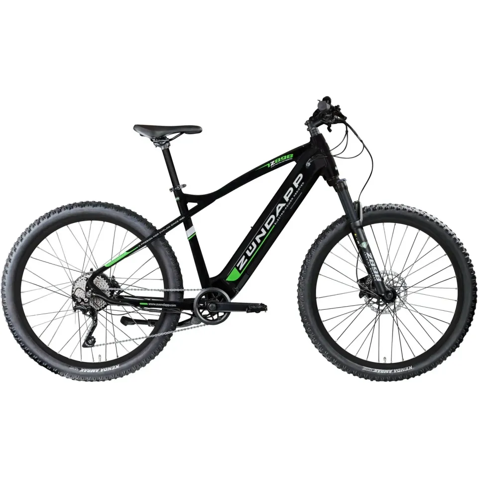 Zündapp Z898 E-Mountainbike 27,5 Zoll 48 cm schwarz-grün
