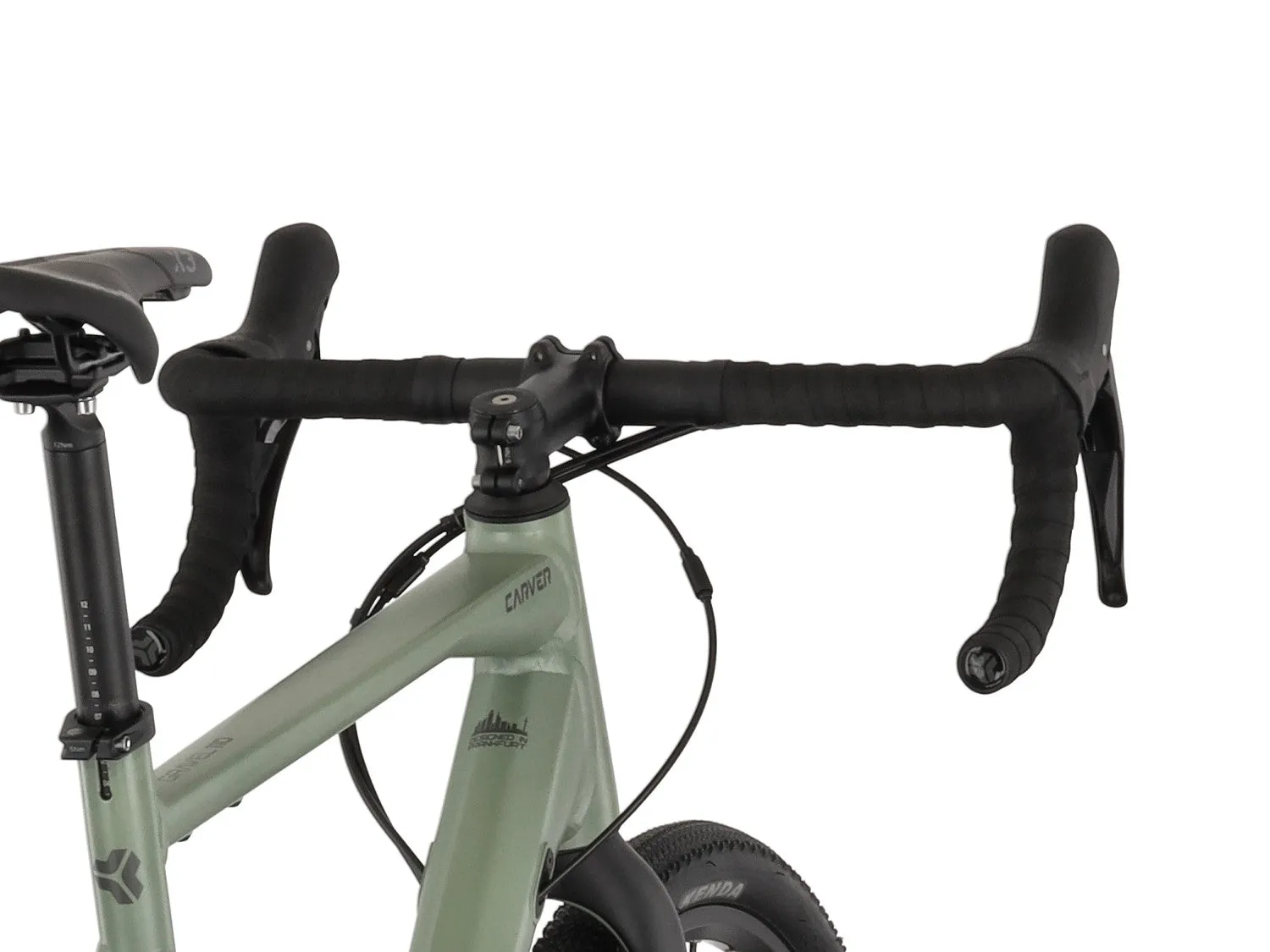 Carver Gravel 110 Gravelbike Pale Green GRX 2x11