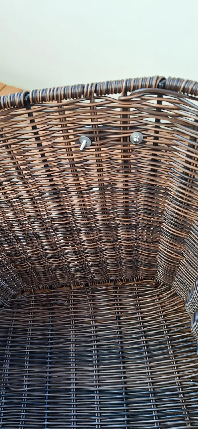 FISCHER Lenkerkorb Retro Polyrattan 5 kg geflochten