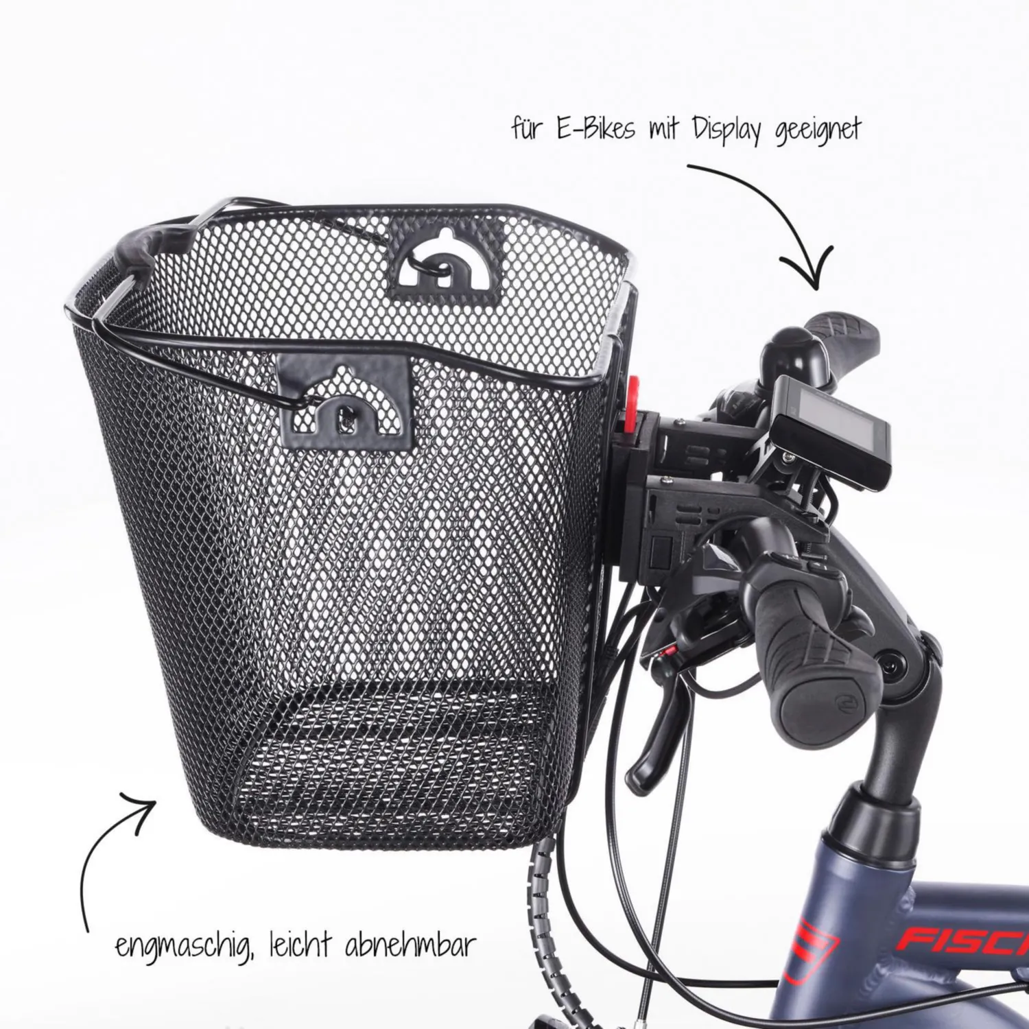 Fischer Lenkerkorb E-Bike Schnellbefestigung 5 kg