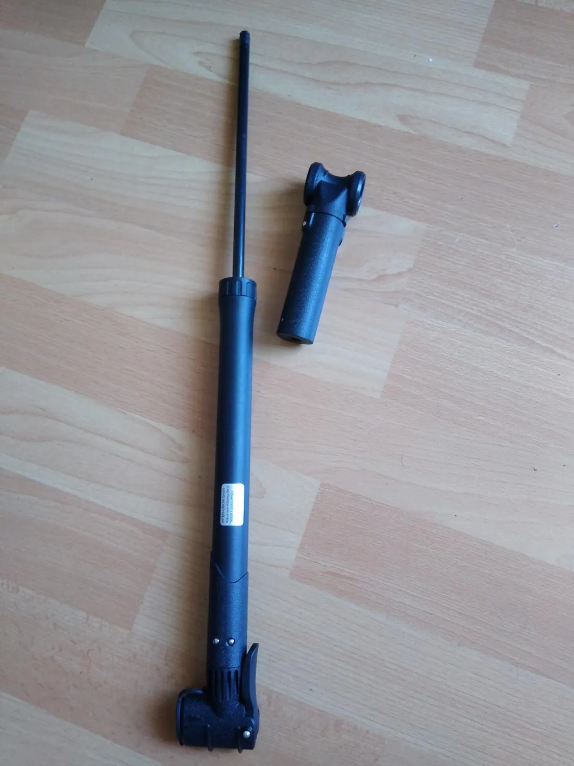 Fischer Luftpumpe 41-48 cm Duokopf Rahmenpumpe